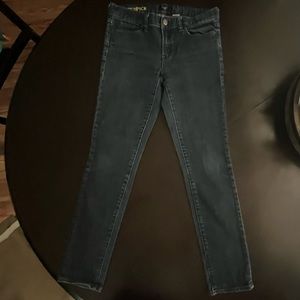 J crew toothpick dark blue jeans